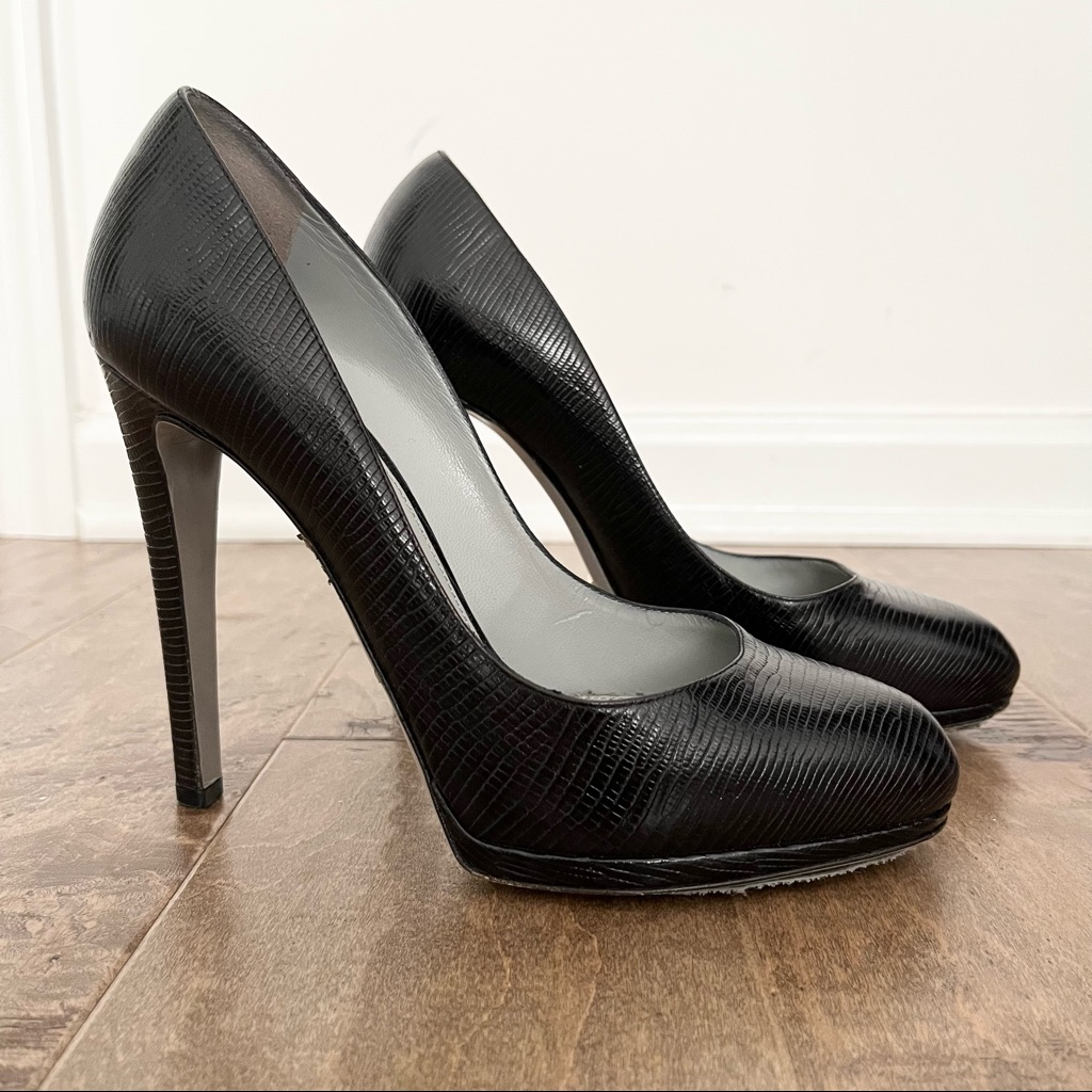 Sergio Rossi Scarpe Donna Pumps In Lizardskin
